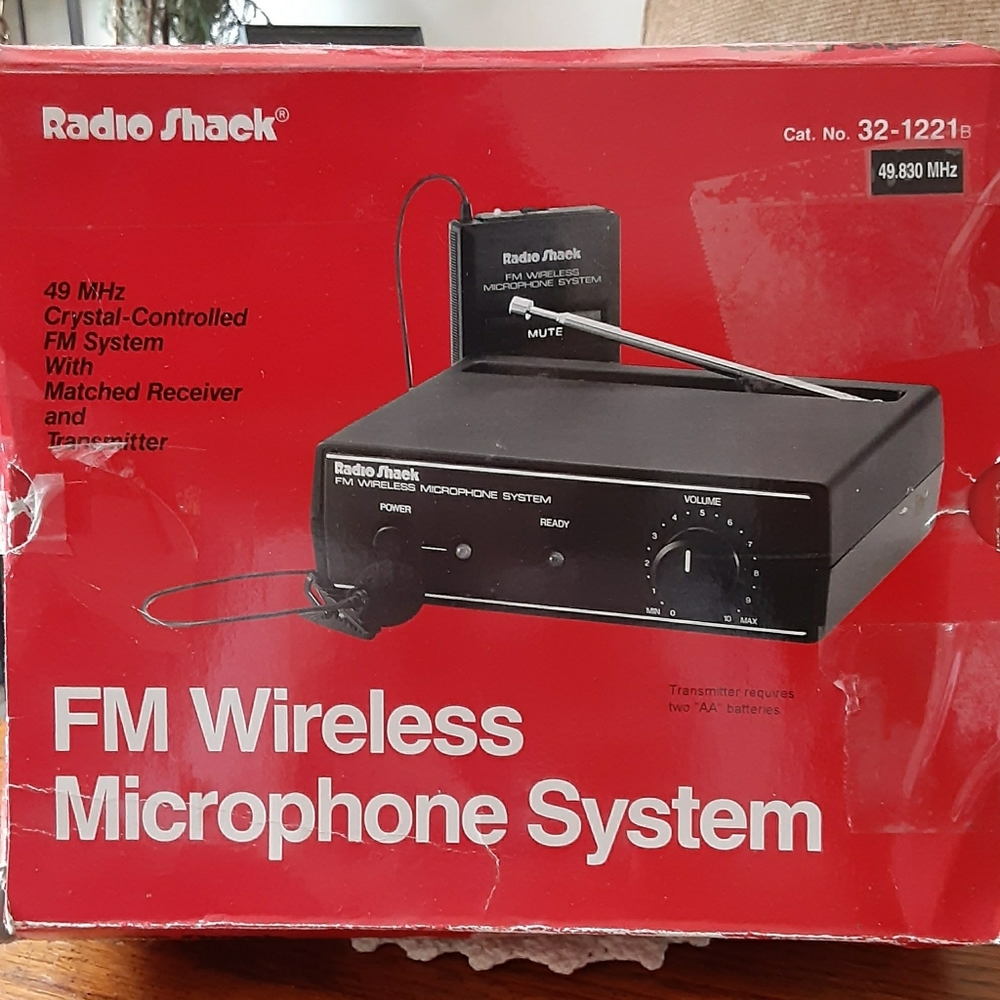 Radio Shack Wireless Microphone System